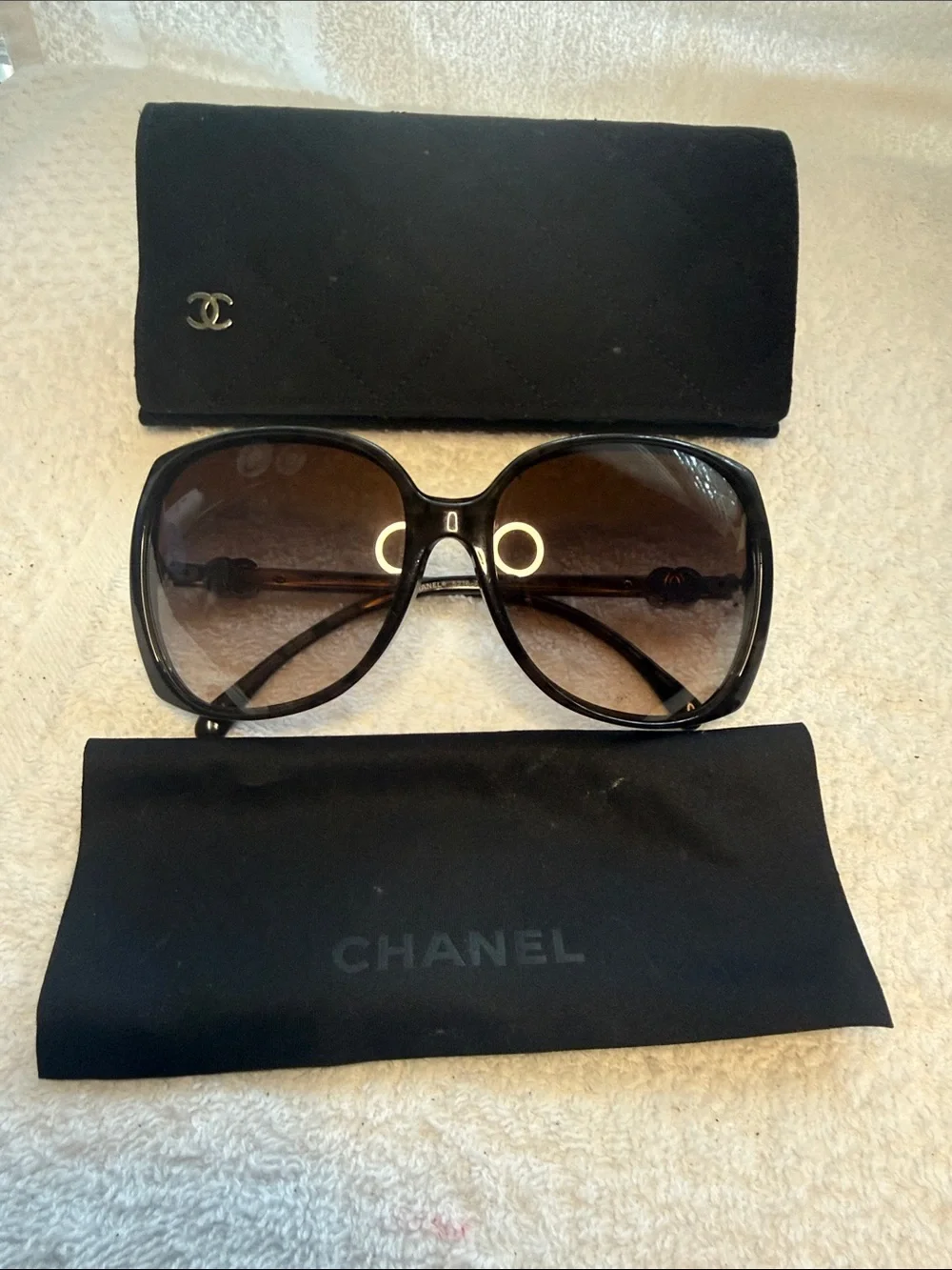 Chanel Coco Mark 5216-A Brown Sunglasses